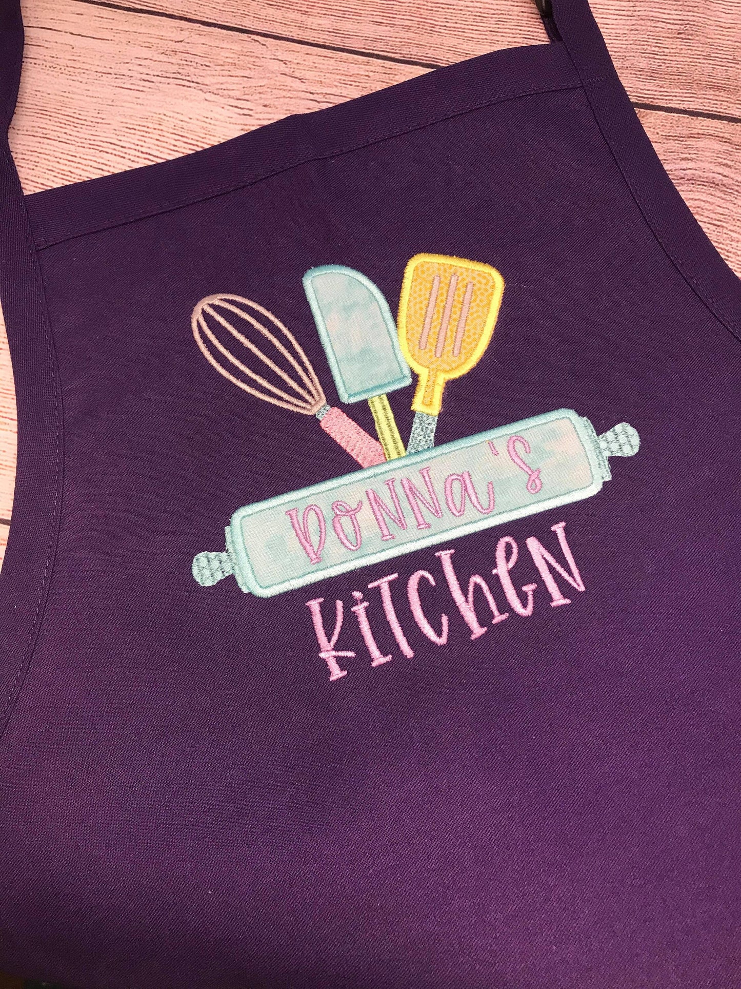 Adult Apron, Baking Apron, Adult Personalized Apron ,Embroidered Apron,  Womens Apron, Cooking Apron