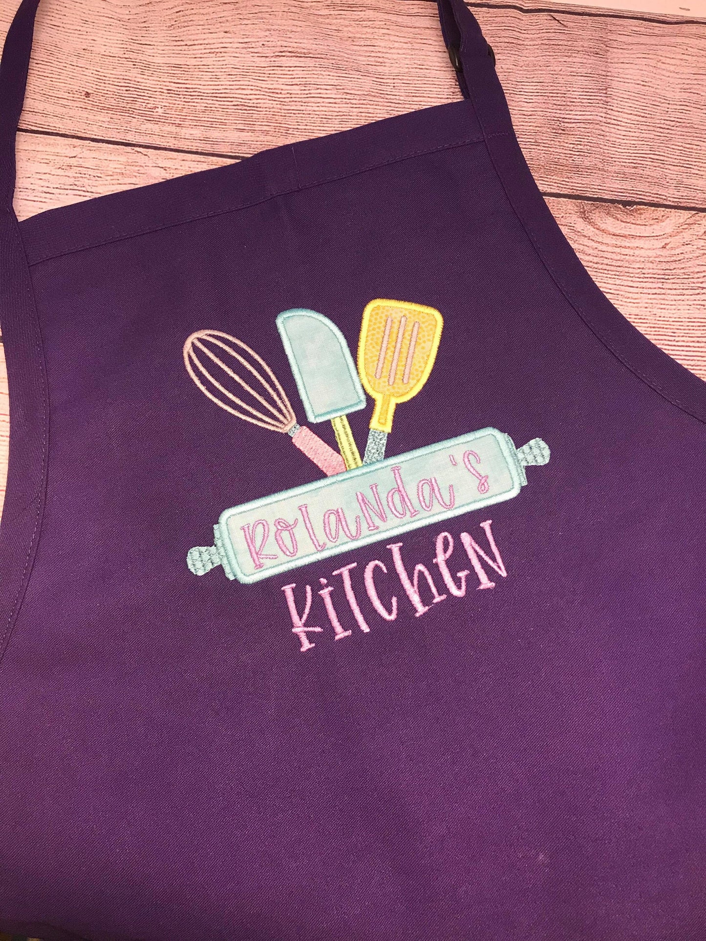 Adult Apron, Baking Apron, Adult Personalized Apron ,Embroidered Apron,  Womens Apron, Cooking Apron